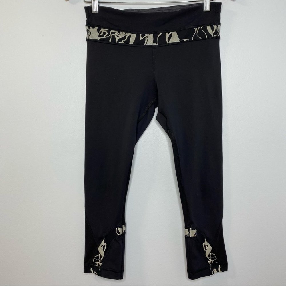 Lululemon Run Inspire Crop II Black Legging - Picture 3 of 13